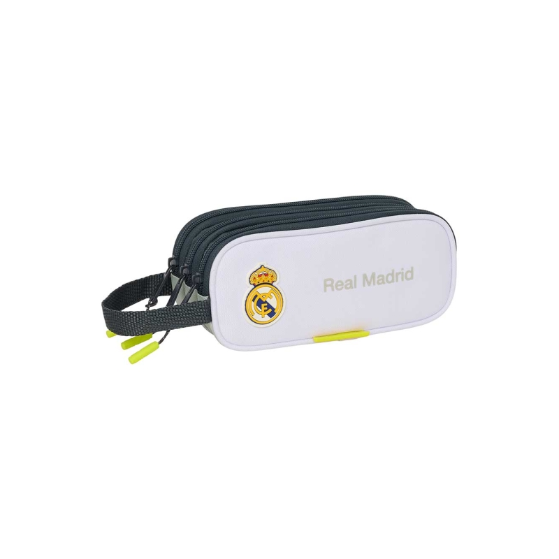 Trousse Real Madrid 3 compartiments 1,25L noir blanc Trousse Real Madrid 3 compartiments 1,25L noir blanc