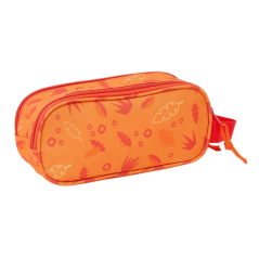 Trousse 3D Le Roi Lion 2 compartiments orange 21x8x6 cm
