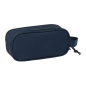 Trousse 3D Real Madrid 2 compartiments noir et blanc 21x8x6 cm
