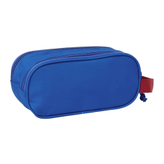 Trousse 3D FC Barcelone 2 compartiments bleu 21x8x6 cm