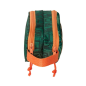 Trousse 3D Jurassic World 2 compartiments vert foncé 21x8x6 cm
