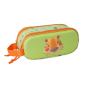 Trousse 3D Safta Tiger 2 compartiments vert clair 21x8x6 cm Trousse 3D Safta Tiger 2 compartiments vert clair 21x8x6 cm
