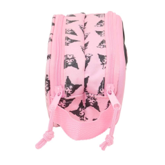 Trousse rose pastel deux compartiments