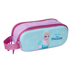 trousse bleu clair Frozen deux compartiments