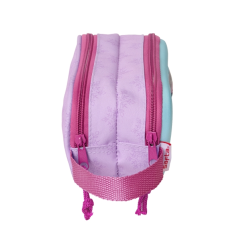 Trousse 3D Frozen Safta 2 compartiments bleu clair 21x8x6 cm