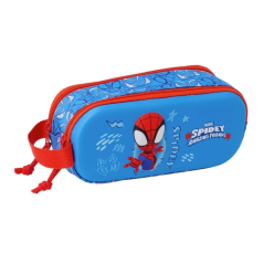 Trousse Spidey rouge et bleue avec une poignée