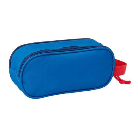 Trousse 3D Superman Safta 2 compartiments rouge bleu 21x8x6 cm