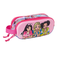 Trousse Barbie rose deux compartiments