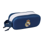 Trousse 3D Real Madrid 2 compartiments blanc bleu 21x8x6 cm