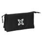 Trousse 3 compartiments Safta Munich Basics noir 22x12x3 cm Trousse 3 compartiments Safta Munich Basics noir 22x12x3 cm