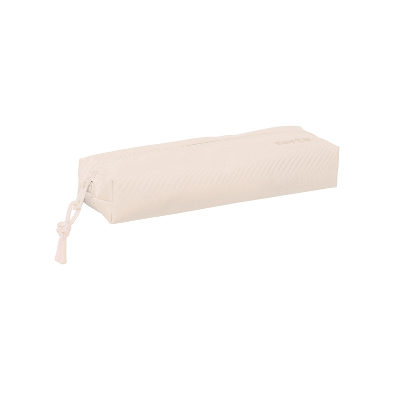 Trousse rectangulaire Safta 22 cm 1 compartiment beige Trousse rectangulaire Safta 22 cm 1 compartiment beige
