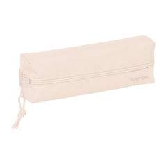 Trousse rectangulaire beige dos élastique