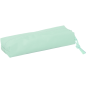 Trousse rectangulaire Safta 22 cm 1 compartiment vert pastel