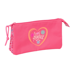 trousse rose trois compartiments Safta