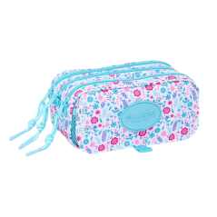 trousse bleu clair trois compartiments
