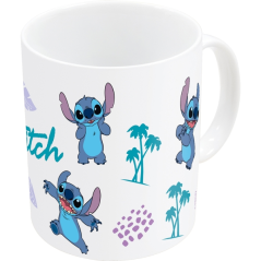 Mug en céramique 325 ml, motif feuilles multicolores Safta Stitch