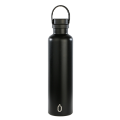 bouteille noire Real Madrid en acier inoxydable