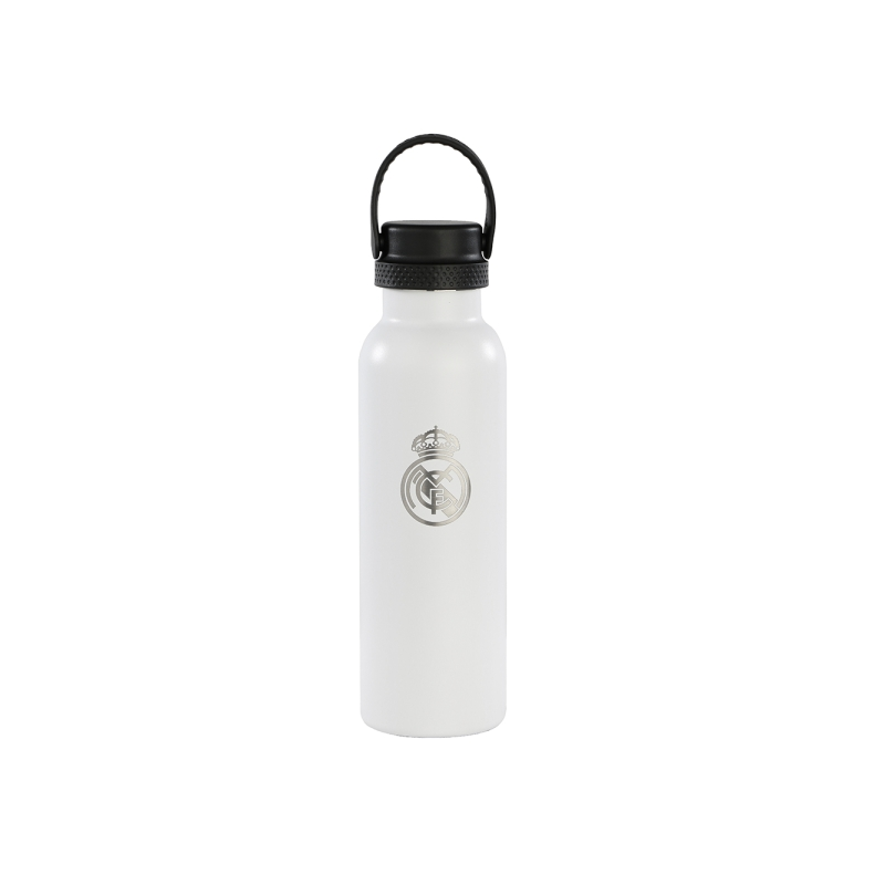Bouteille réutilisable Real Madrid 600 ml noir/blanc double paroi