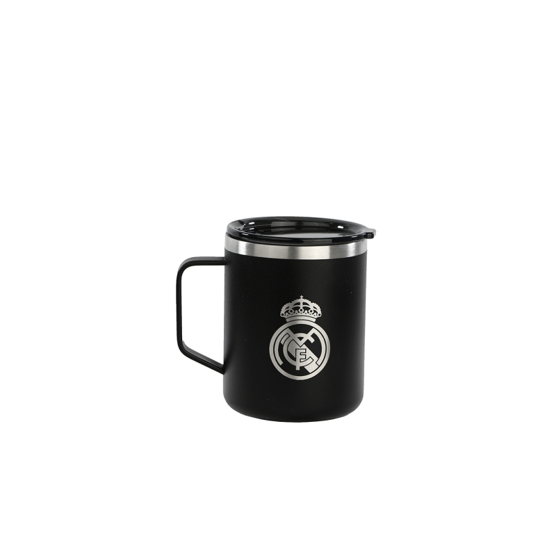 Mug isotherme Real Madrid 2e maillot 24/25 en inox 350 ml noir