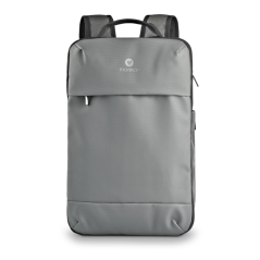 sac à dos gris pour ordinateur portable