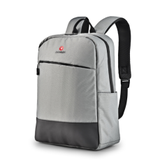 sac à dos gris pour ordinateur portable
