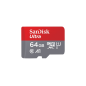 Carte microSDXC SanDisk Ultra UHS-I A1 64 Go avec adaptateur Carte microSDXC SanDisk Ultra UHS-I A1 64 Go avec adaptateur