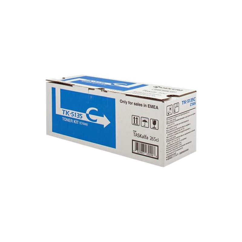 Cartouche de toner cyan Kyocera TK-5135C — 5 000 pages Cartouche de toner cyan Kyocera TK-5135C — 5 000 pages