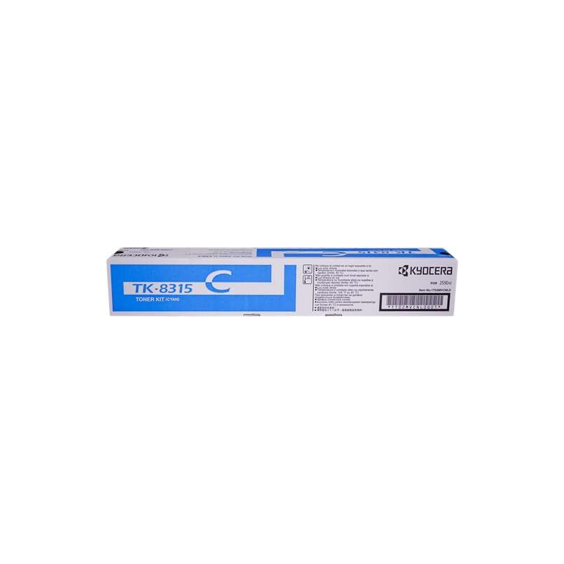 Kyocera TK-8315C toner cyan 6 000 pages Kyocera TK-8315C toner cyan 6 000 pages