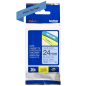 Brother TZe-551 Ruban noir sur bleu 24 mm x 8 m