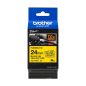 Brother TZe-FX651 Ruban noir sur fond jaune 24 mm x 8 m Brother TZe-FX651 Ruban noir sur fond jaune 24 mm x 8 m