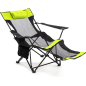 Chaise longue de camping 3 en 1 Innovagoods noir/vert