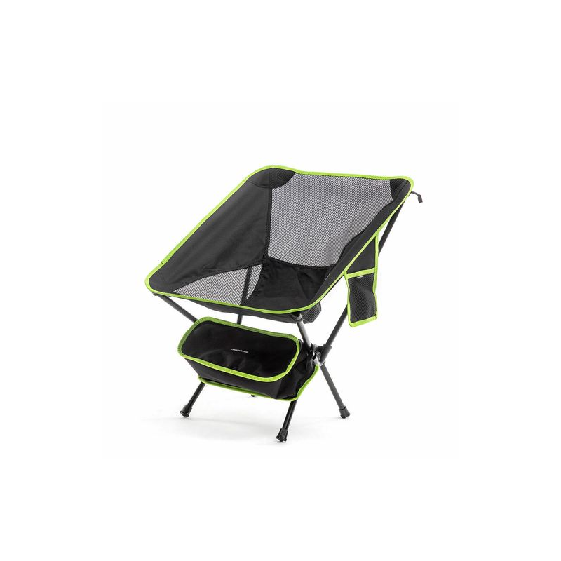 Chaise de camping pliante Innovagoods noir/vert 120 kg Chaise de camping pliante Innovagoods noir/vert 120 kg