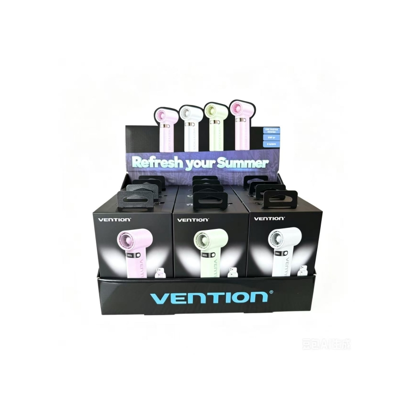 Vention PBE-PACK2 Pack de 12 ventilateurs portables multicolores Vention PBE-PACK2 Pack de 12 ventilateurs portables multicolores