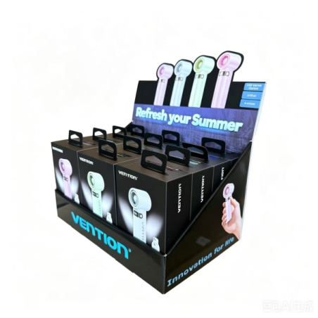 Vention PBE-PACK2 Pack de 12 ventilateurs portables multicolores