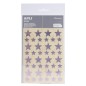 LOT de 10 Apli Holographic Star Stickers - Taille 12,5 mm et 19,5 mm - Adhésif permanent - 120 autocollants par sachet