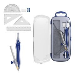 règle scolaire bleue 15 cm