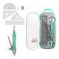 Pack dessin scolaire ErichKrause compas et règle 15 cm vert Pack dessin scolaire ErichKrause compas et règle 15 cm vert
