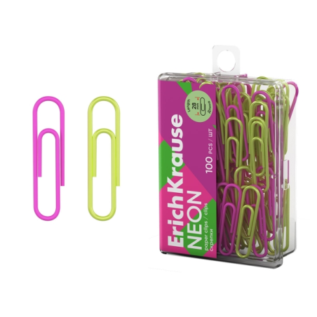 Clips recouverts 28 mm assortis
