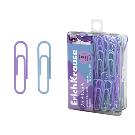 Clips recouverts 28 mm assortis
