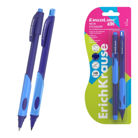 Stylo rétractable bleu 0,5 mm