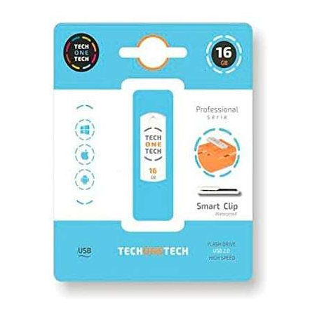 Clé USB blanche TechOneTech 16Go