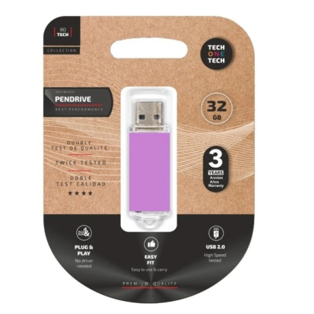 clé USB lilas 16 Go