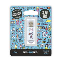 clé USB multicolore TechOneTech