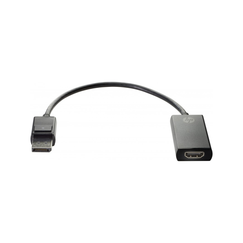 Adaptateur HP DisplayPort vers HDMI noir Adaptateur HP DisplayPort vers HDMI noir