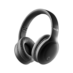 casque Bluetooth noir amovible
