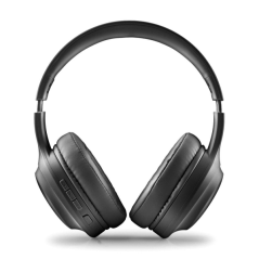 NGS Artica Glacier Casque Bluetooth noir 75 h batterie amovible