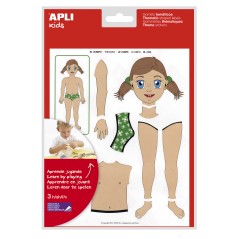 ✅ LOT de 5 Apli Thematic Gomets the Body - 156 Gomets - Développé avec des éducateurs - Aide à identifier le en stock