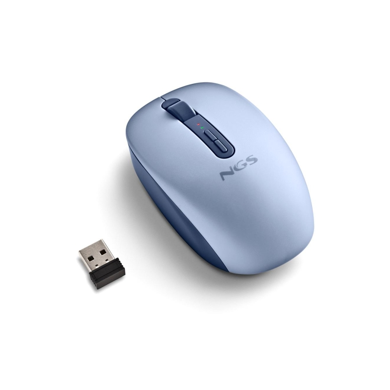 NGS Fog Dual souris sans fil Bluetooth bleue 1600 dpi NGS Fog Dual souris sans fil Bluetooth bleue 1600 dpi