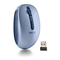 Souris sans fil Bluetooth bleue