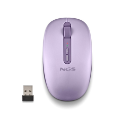 NGS Fog Dual souris sans fil Bluetooth mauve